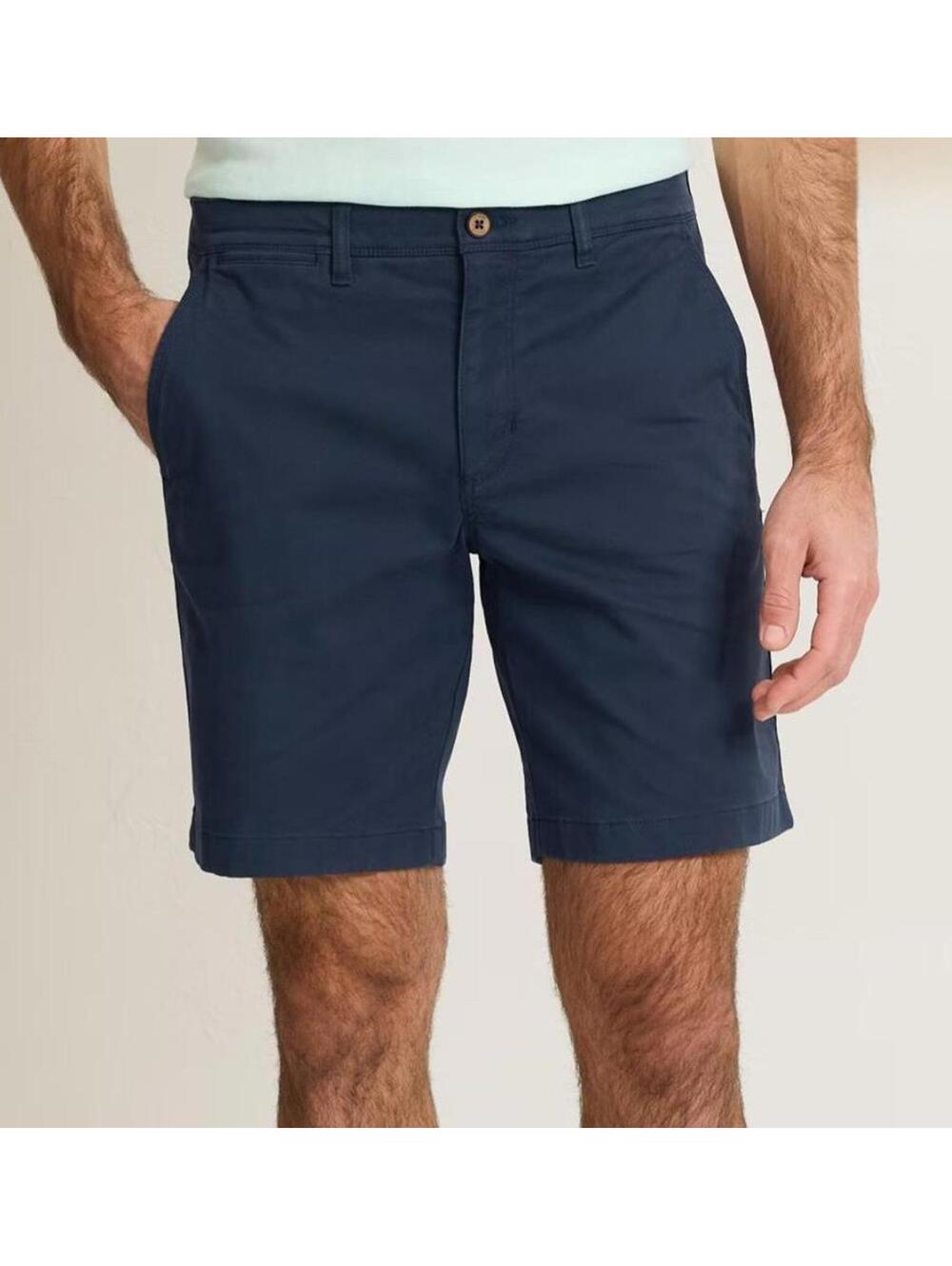 Tommy Bahama Men's Navy Blue Cotton Blend Shorts Size 36